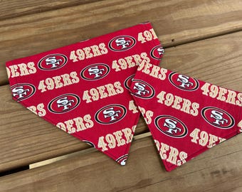 Slip-on Bandana made from licensed San Francisco 49ers