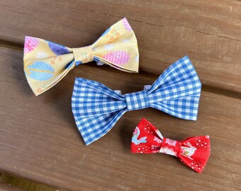 Pet Bow Tie made with Easter fabric