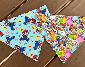 Slip-on Bandana made from licensed Super Mario fabric