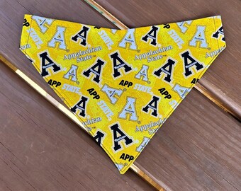 Slip-on Bandana made with licensed Appalachian State fabric