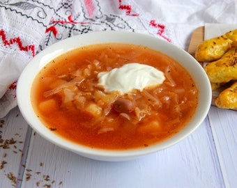 Borscht with Chicken and Beans Recipe l Ukrainian cuisine l Homemade Recipe l Soup Recipes l Digital Recipe