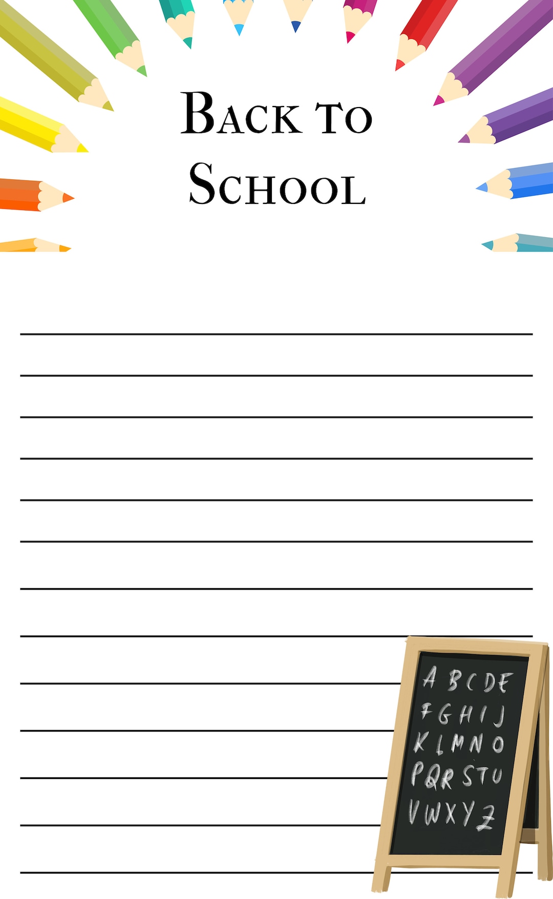 Back to School Notes - Etsy