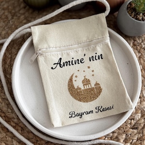 Personalisierter Eid Brustbeutel für Kinder | Geldbeutel personalisiert | Bayram Kesesi | Bayram Tasche | Ramazan | Kurban