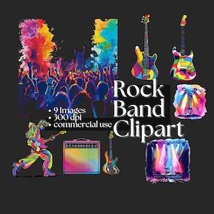 Imágenes Prediseñadas De Banda De Rock - Amplificadores De Guitarra Eléctrica Gráficos De Iluminación De Escenario Música Creativa Rock and Roll Actuación En Vivo Músico Rockstar PNG