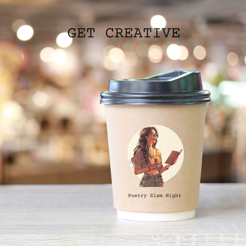 Poetry Slam Clipart - Reciting Poetry Creative Writing Graphics Urban ...