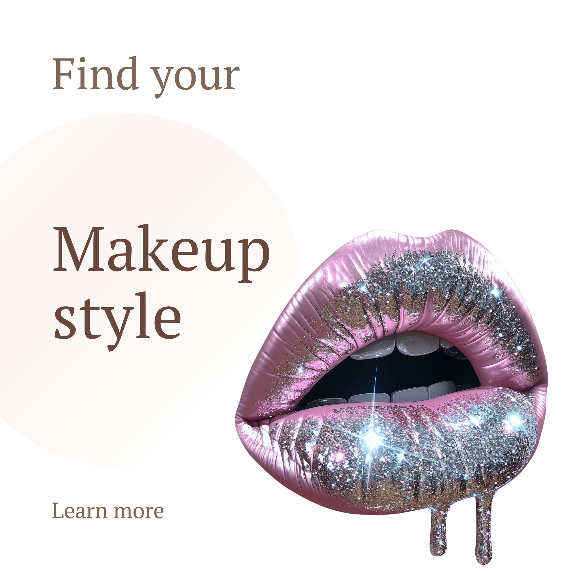 Pouty Lips Clipart Sparkling Metallic Lipstick Glam Makeup Artist Beauty Graphics Cosmetics