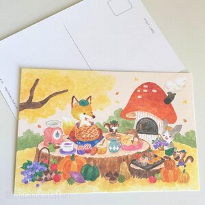 Carte postale NB Co. x Nakauchi Waka | Récolte d'automne