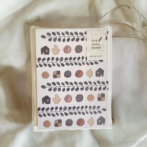 Papier Platz x Emi Nakano | Otegaru Memo Pad | Cozy Home | 50 Sheets | 4 Design