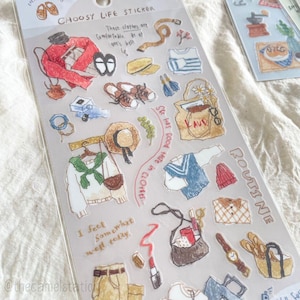 Mind Wave Transparent PET Sticker Sheet | Choosy Life | Everyday Clothes