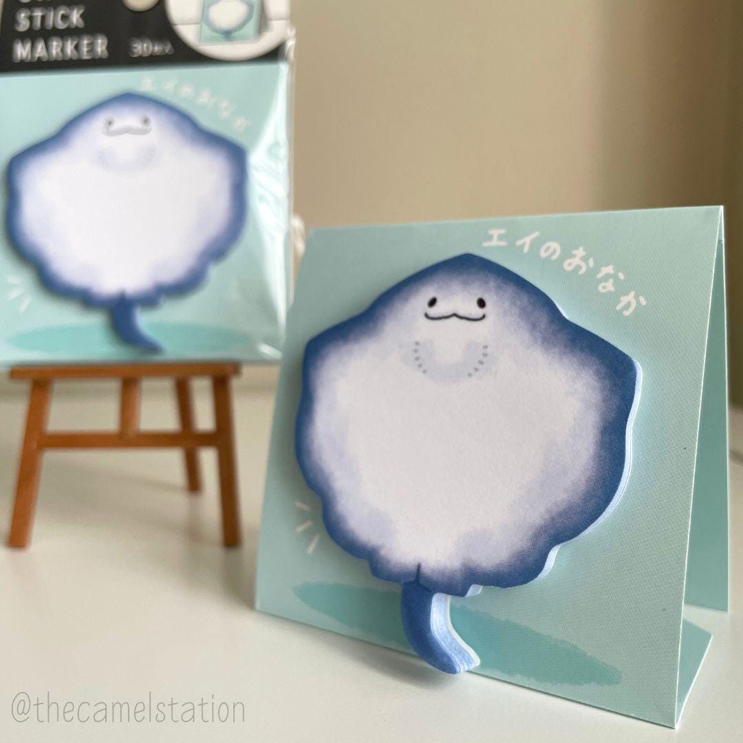 Mind Wave | Stand Sticky Notes | Stingray Belly - Etsy