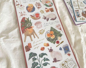 Mind Wave Gold Foil Sticker Sheet | Snug Room | Tea