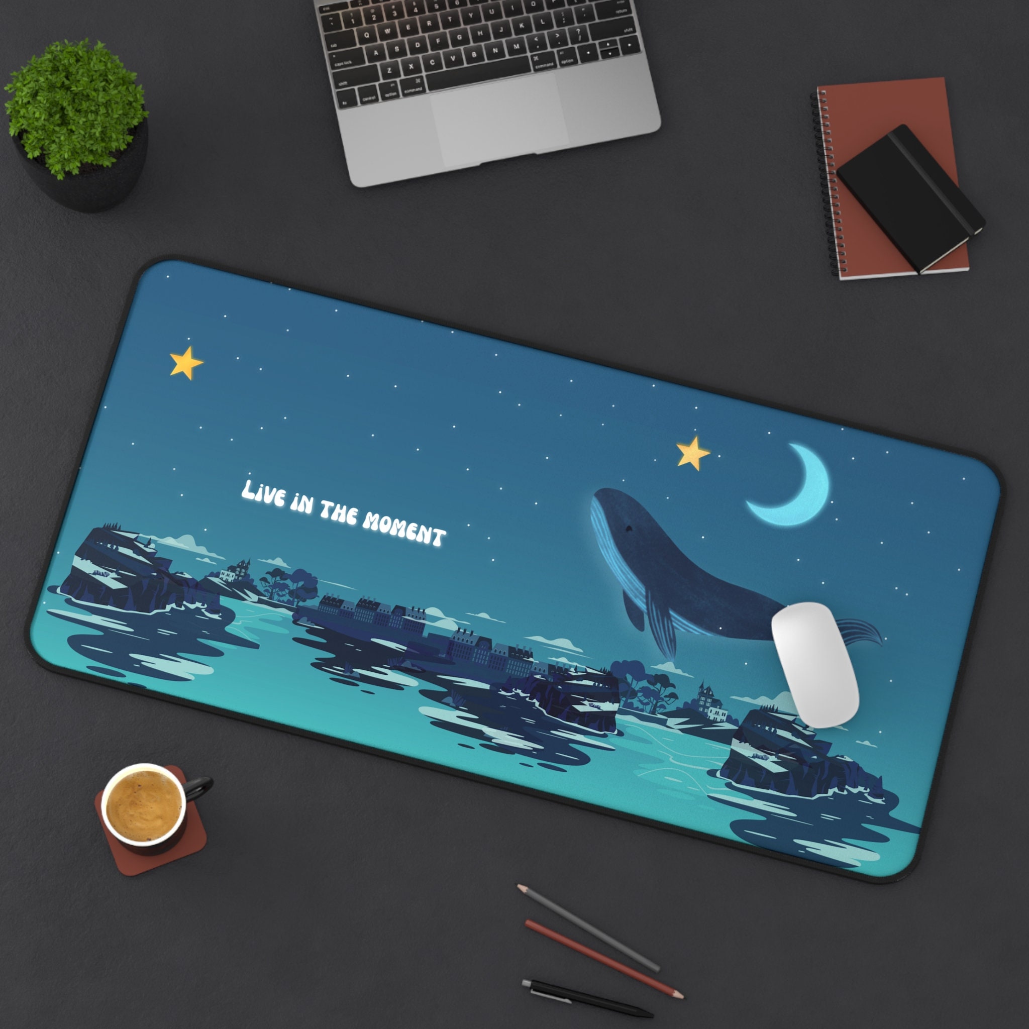 Large and Cute Desk Mat, Desk Mat Kawaii, Cute Mouse Pad Etsy