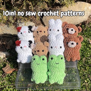 Crochet Mini Animal Plushie Pattern: 10in1 Amigurumi Bundle (PDF Pattern)