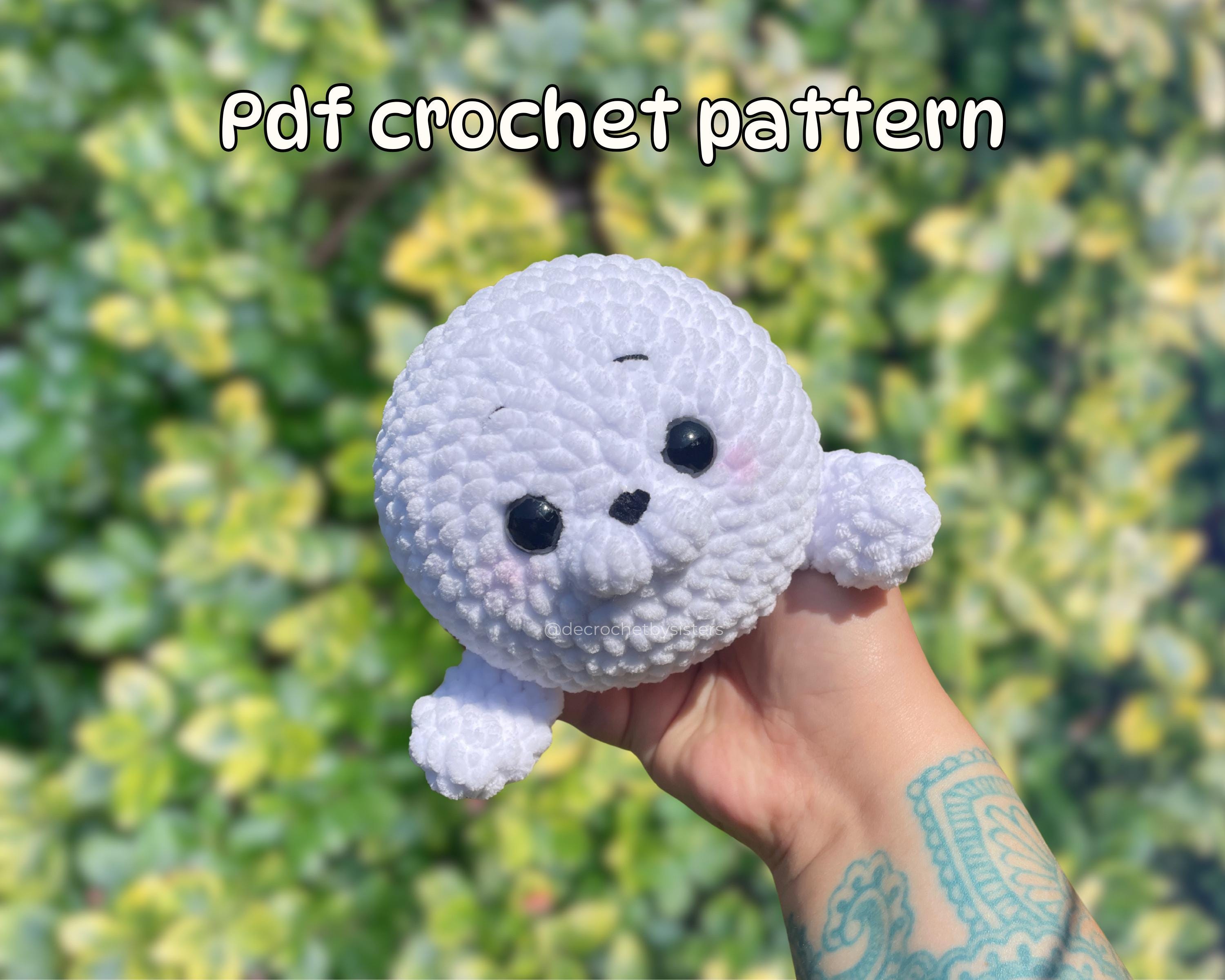 39 Seal Crochet Patterns for Ocean-Themed Amigurumi, Gifts, and Cozy Decor 15 Crochet Baby Seal Plushie Pattern: No-Sew Amigurumi