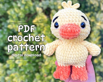 Chicken Plushie Crochet Pattern: Amigurumi Toy (PDF Pattern)