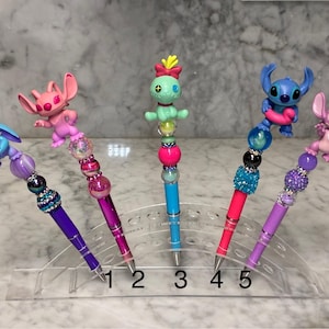Stitch pen|Stitch|Stitch pens| Beaded pens |Characters pen