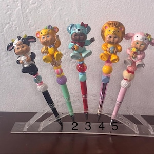 Stylo à perles Cabbage Patch Kids | Stylo à personnages