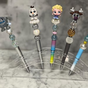 Frozen Doorable pens|Frozen pens|Beaded pens|Disney pens