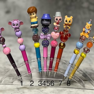 Stylo pour porte Winnie l'ourson|stylos Winnie l'ourson|Stylos Winnie l'ourson|Stylos Disney|Stylos avec perles