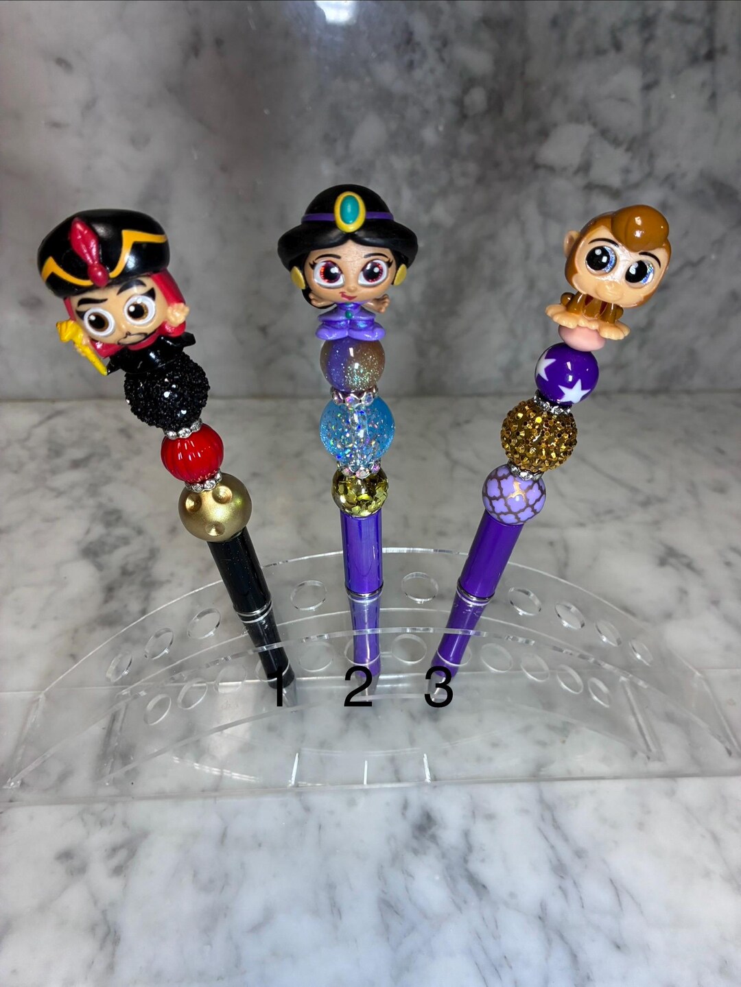 Handmade Aladdin Beaded Pen | Disney Doorable - Etsy