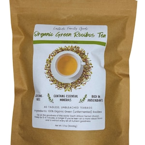Organic Green Rooibos Teabags & Loose Leaf