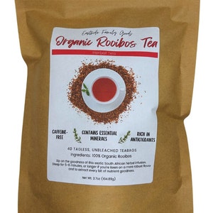 Organic Rooibos Teabags & Loose Leaf (100% pure)