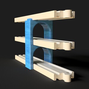 Large Set of Wooden Rails for Train Circuit / for CNC (STL,OBJ Files ...