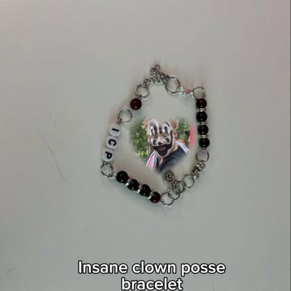 Icp (insane clown posse) themed bracelet