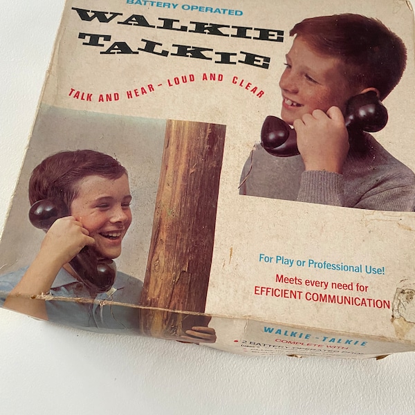 Vintage Brumberger Walkie Talkie Free Shipping