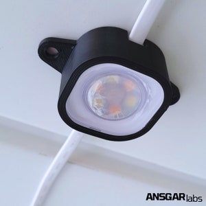 Clip de fixation pour éclairage extérieur permanent Govee PRO (H706) - Blanc ou noir