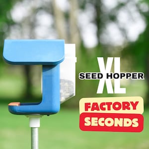 FACTORY SECONDS – XL Seed Hopper Extender Accessory for Bird Buddy
