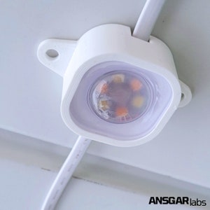 Clip de fixation pour éclairage extérieur permanent Govee PRO (H706) - Blanc ou noir