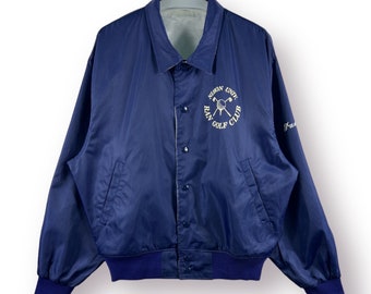 Vintage Nihon University Golf Club Reversible Varsity Jacket