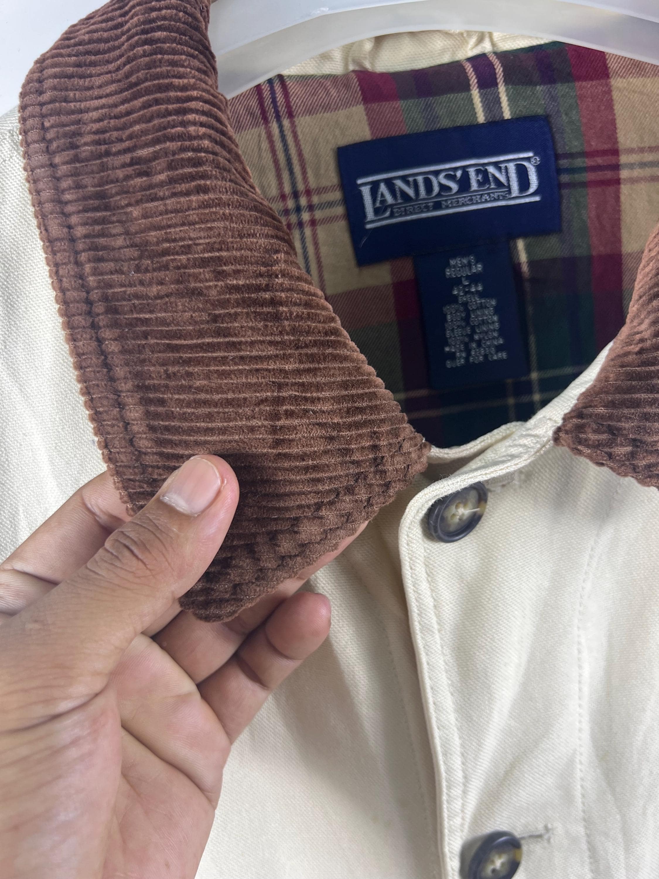 Vintage 90's BARN Coat Italian Lands' End Hunting Jacket Chore