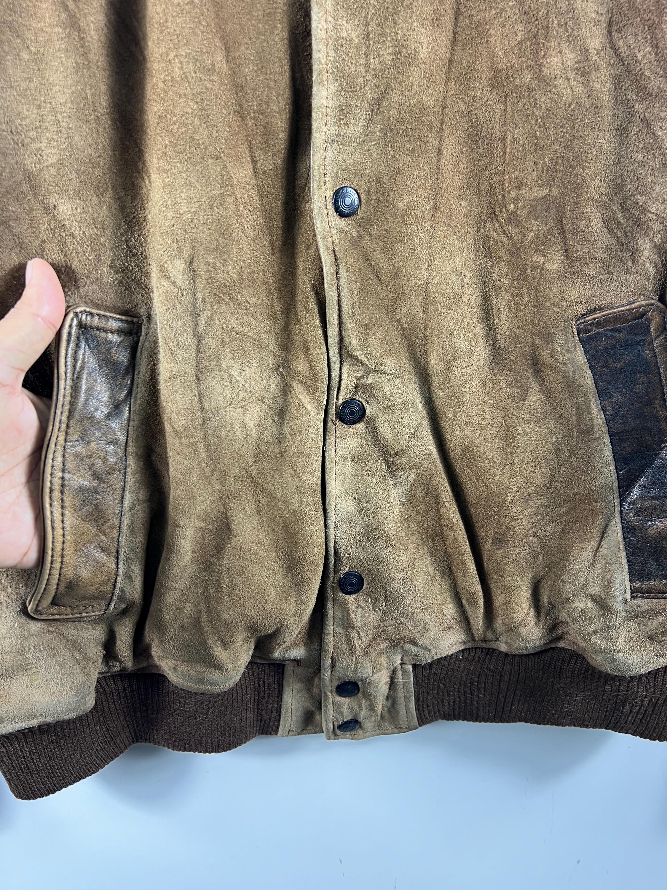 Vintage 90's J2 Mr. Junko Jeans Japan Varsity Leather Jacket