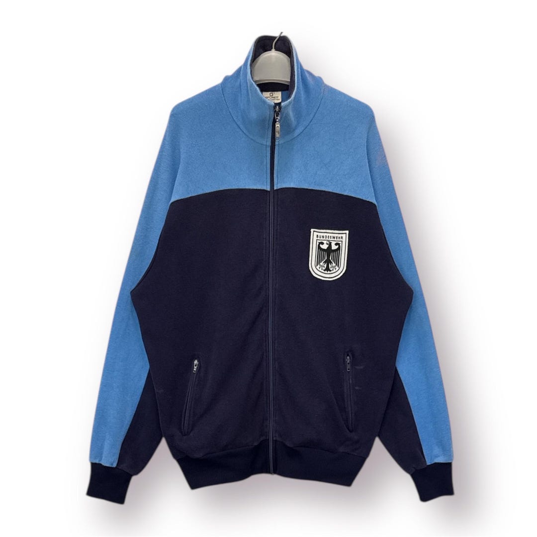 超希少! 西ドイツ 80s  track jacket setup Vintage 80s Bundeswehr Germany Military Track Jacket - 52 - Etsy