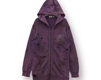 Vintage Sex Pot Revenge Hoodie – Crazy Distressed Punk Skull Sweat