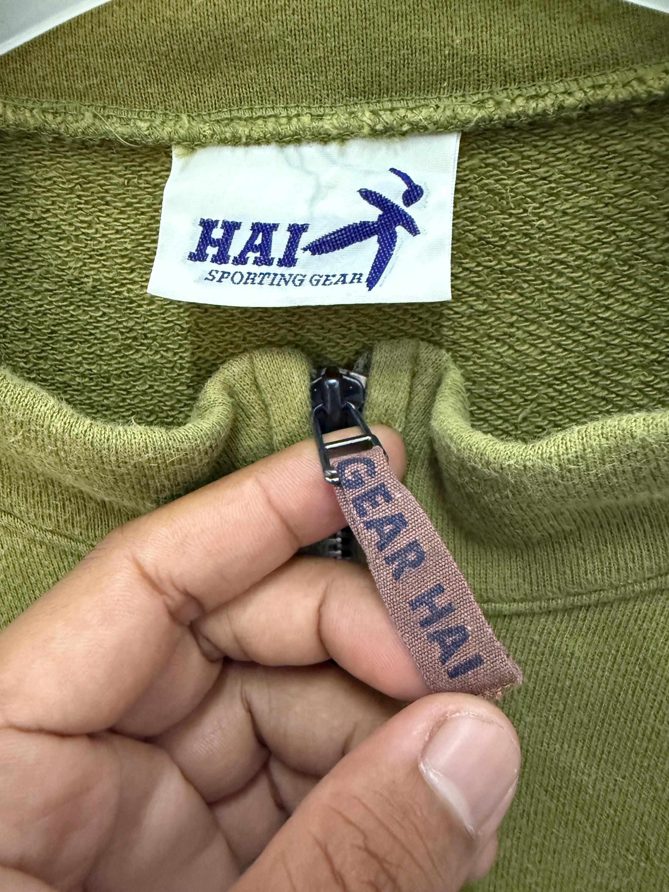 トップス Archive HAI ISSEY MIYAKE Pocket Sweat Vintage Hai Sporting Gear Issey Miyake Zipper Sweat Jacket M