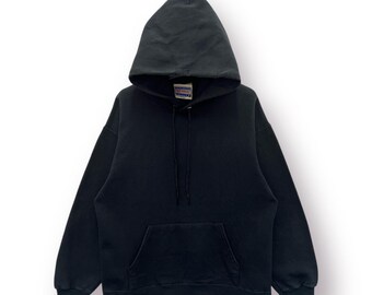 Vintage 1990s Hanes Blank Zip-up Hoodie Made in USA - Etsy