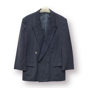 Vintage Lanvin Paris Double Breasted tailored Blazer Jacket