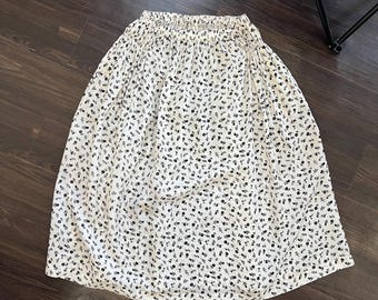Vintage Comme Des Garçons midirok AD2001 Japans bloemdessin