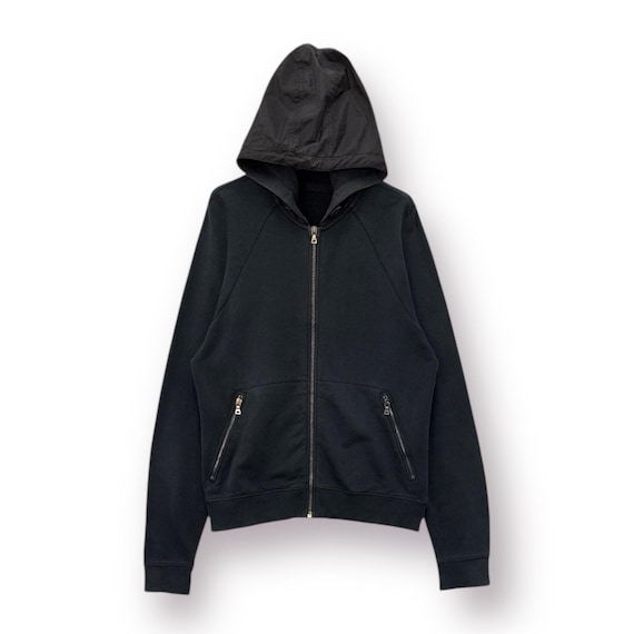 Vintage PRADA Sport Nylon Hood Zipped Sweat - M - Etsy