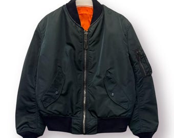 Vintage 90s Alpha Industries MA-1 Reversible Bomber Jacket