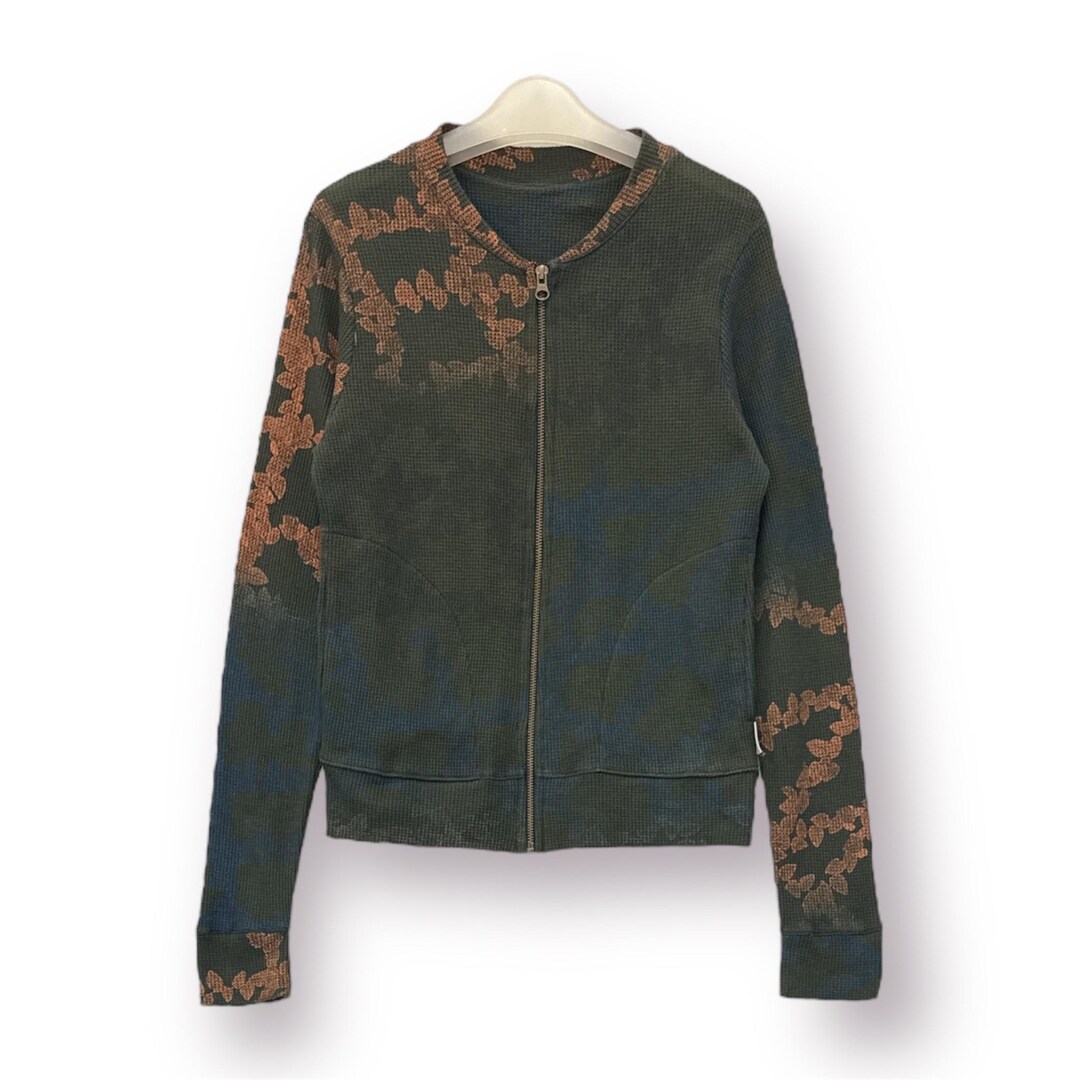 トップス Juana de arco Vintage Juana De Arco Cotton Waffle Full Zip - Etsy