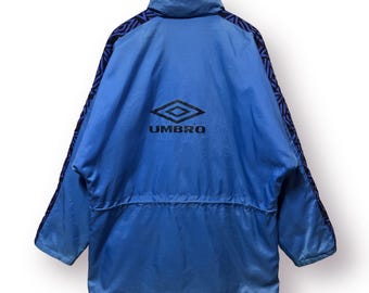 90s Umbro Trainer SS Lazio Soccer Club Windbreaker Baggy Jacket