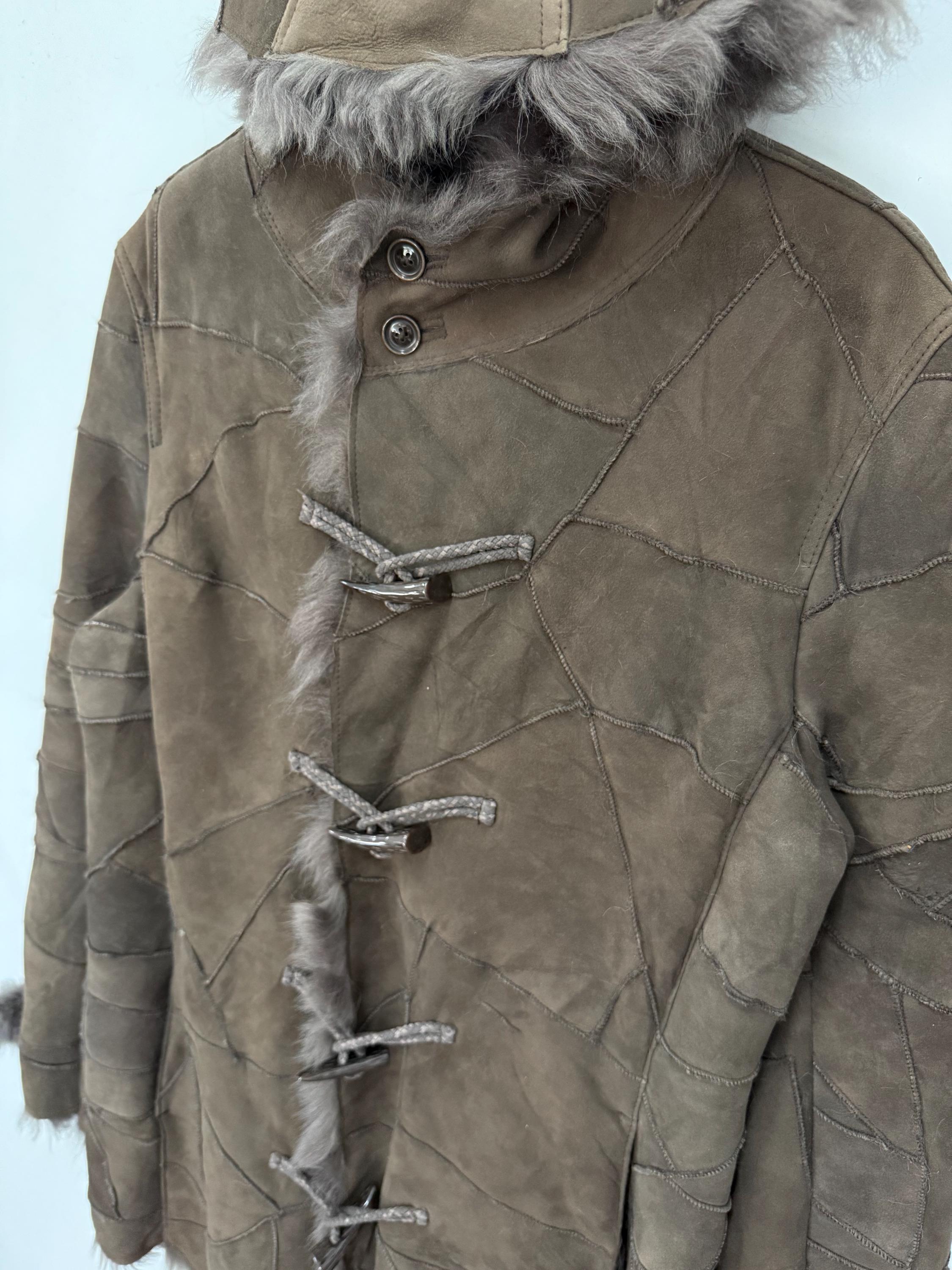 Vintage Japan Tornado Mart Patchwork Leather Hoodie Jacket - M - Etsy