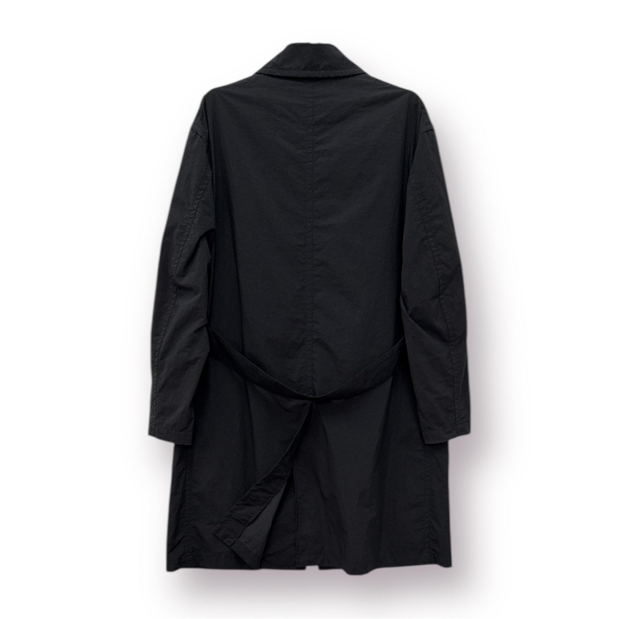 Vintage Japan Danton Vêtements De Travail Black Nylon Long Jacket