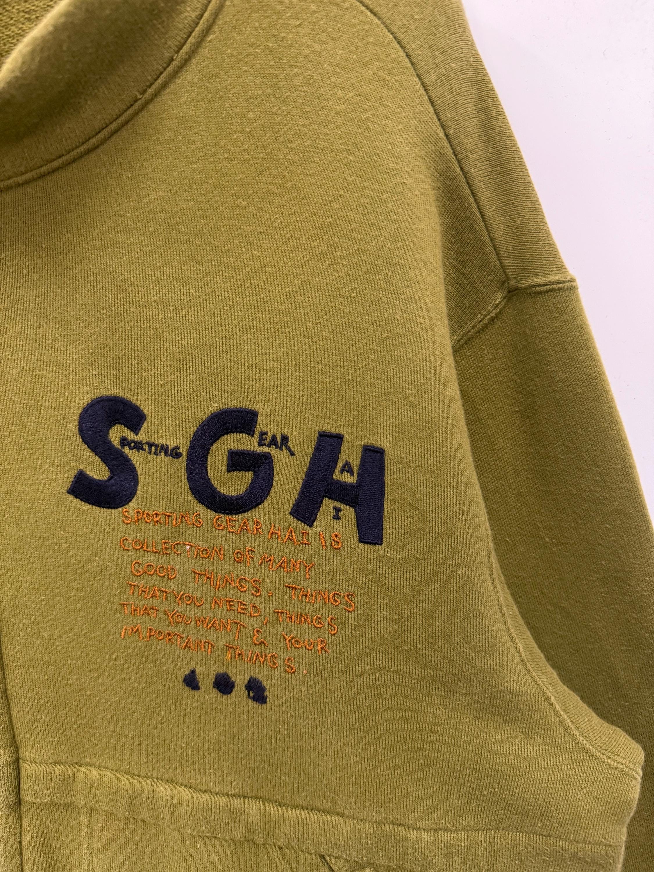 トップス Archive HAI ISSEY MIYAKE Pocket Sweat Vintage Hai Sporting Gear Issey Miyake Zipper Sweat Jacket M