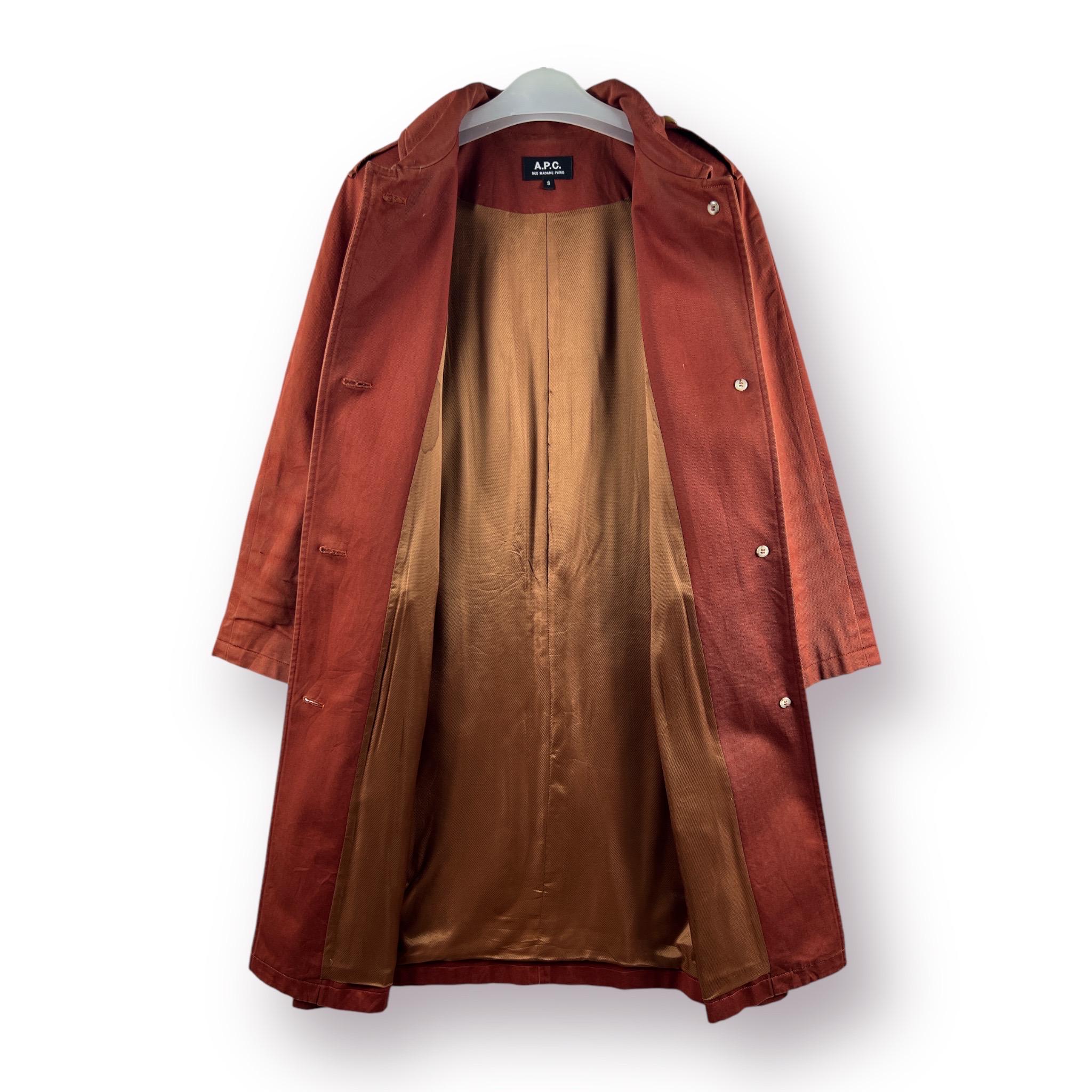 Vintage Japan A.P.C Rue Madame Paris Heavy Long Coat Jacket - S - Etsy