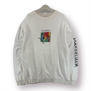 Vintage DC Shoe Co USA Y2K Skateboard art Graphic Sweatshirt - L